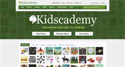 Desktop Screenshot of kidscademy.com